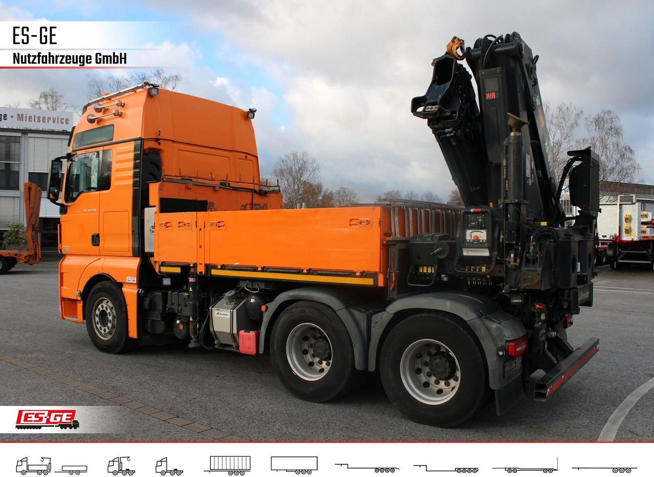 MAN TGX 26.540 + HIABV-Ladekran 477E-4 HIPRO MAN TGX 26.540 + HIABV-Ladekran 477E-4 HIPRO - Camião de caixa aberta/ Plataforma, Caminhão grua: foto 1 MAN TGX 26.540 + HIABV-Ladekran 477E-4 HIPRO MAN TGX 26.540 + HIABV-Ladekran 477E-4 HIPRO - Camião de caixa aberta/ Plataforma, Caminhão grua: foto 1
