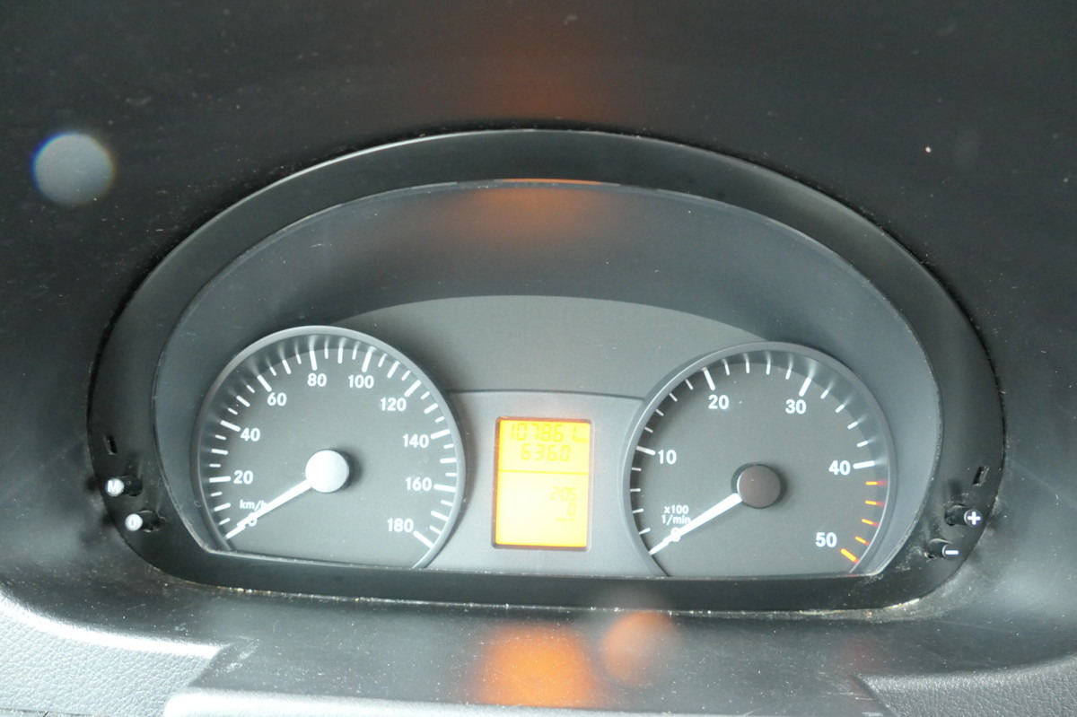 Carrinha de contentor MERCEDES-BENZ SPRINTER 310 CDI MAXI EURO-5 KOFFER REGALE KAMER: foto 13