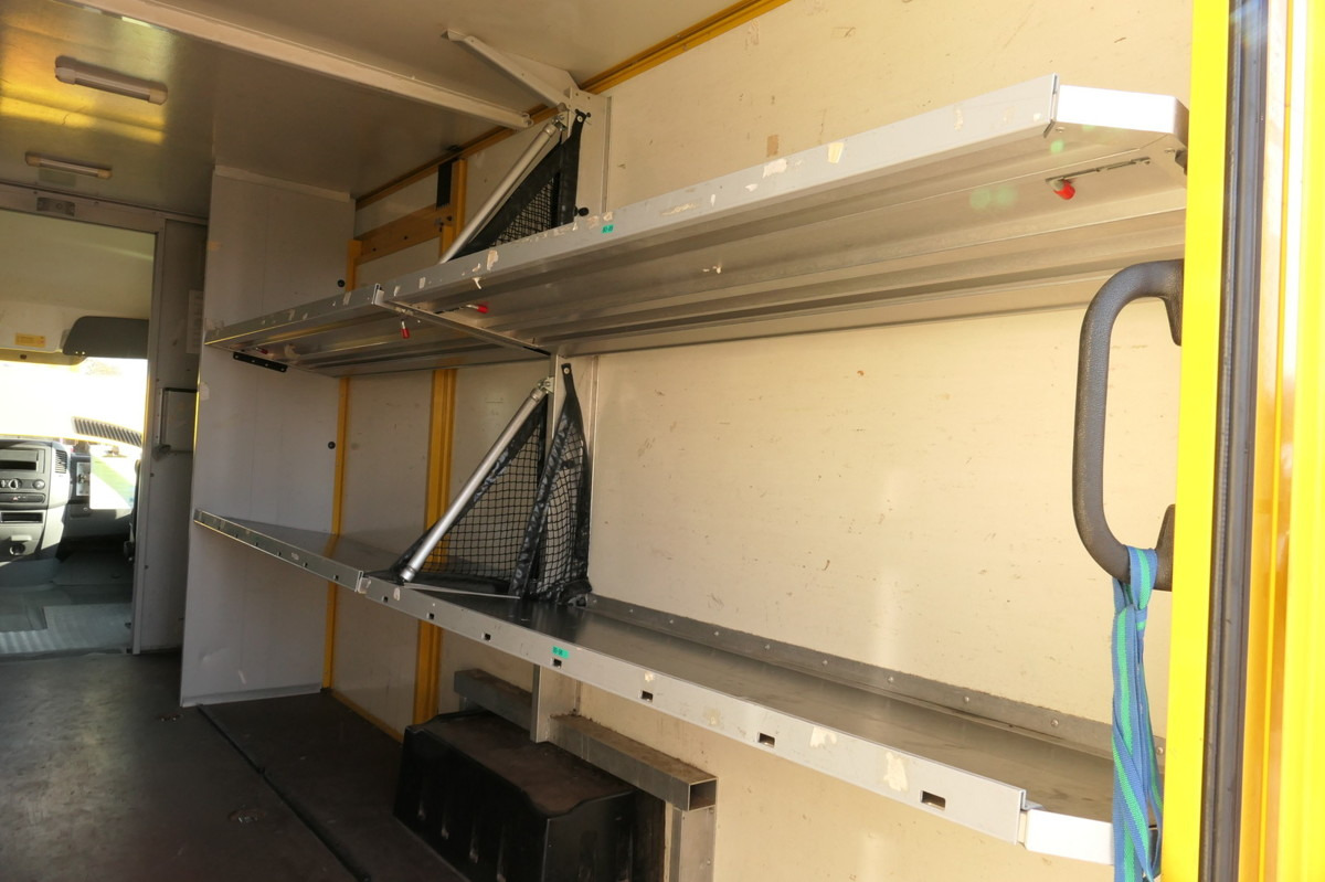Carrinha de contentor MERCEDES-BENZ SPRINTER 310 CDI MAXI EURO-5 KOFFER REGALE KAMER: foto 9