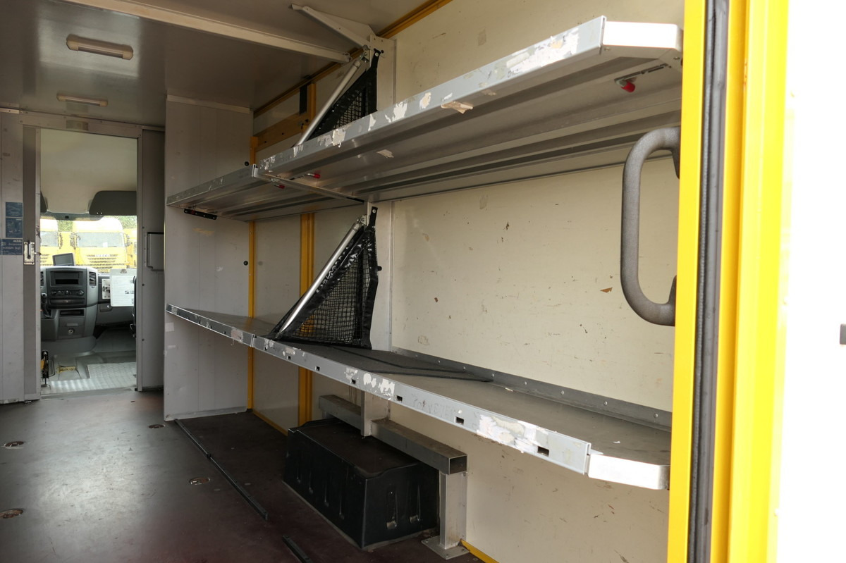Carrinha de contentor MERCEDES-BENZ SPRINTER 310 CDI MAXI EURO-5 KOFFER REGALE KAMER: foto 7