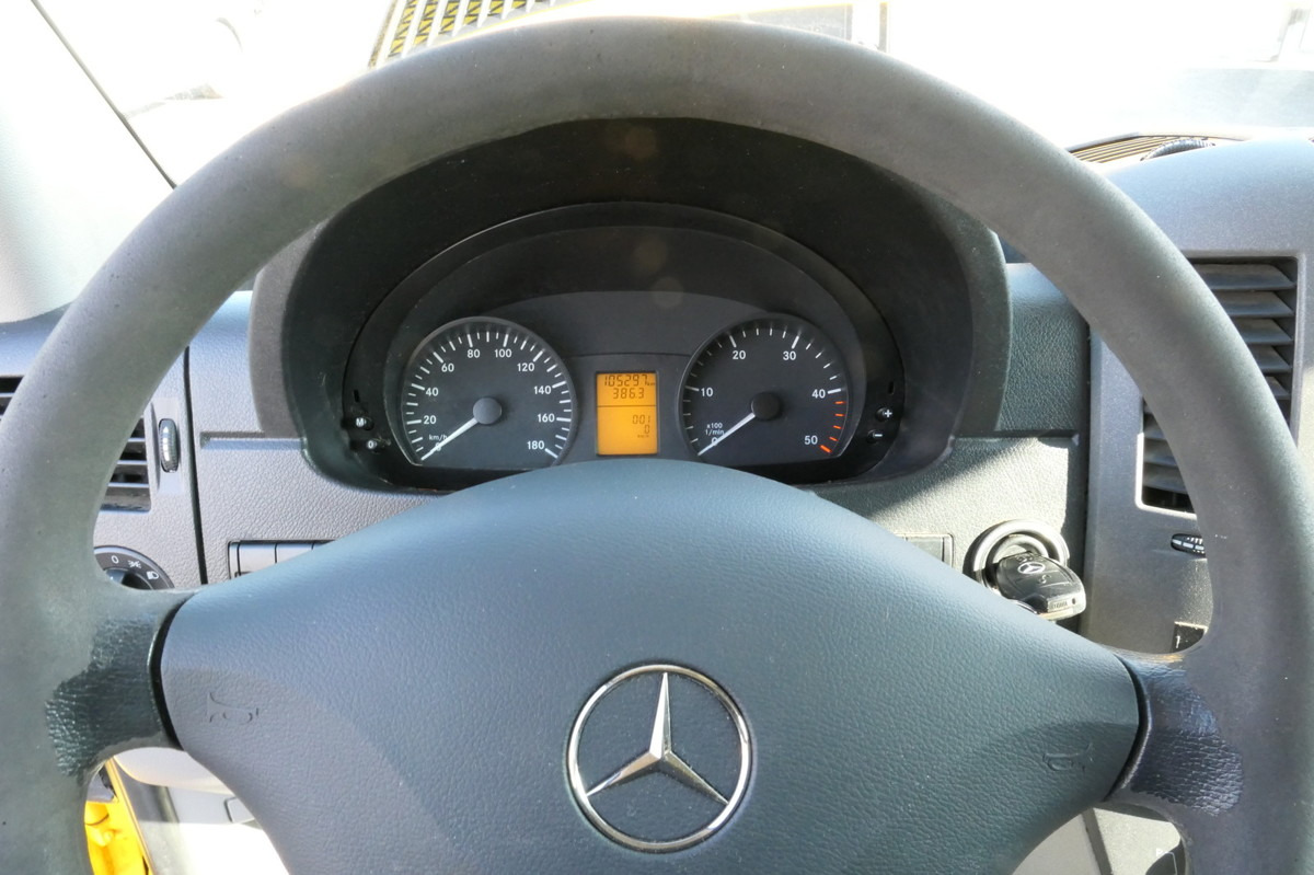 Carrinha de contentor MERCEDES-BENZ SPRINTER 310 CDI MAXI EURO-5 KOFFER REGALE KAMER: foto 12