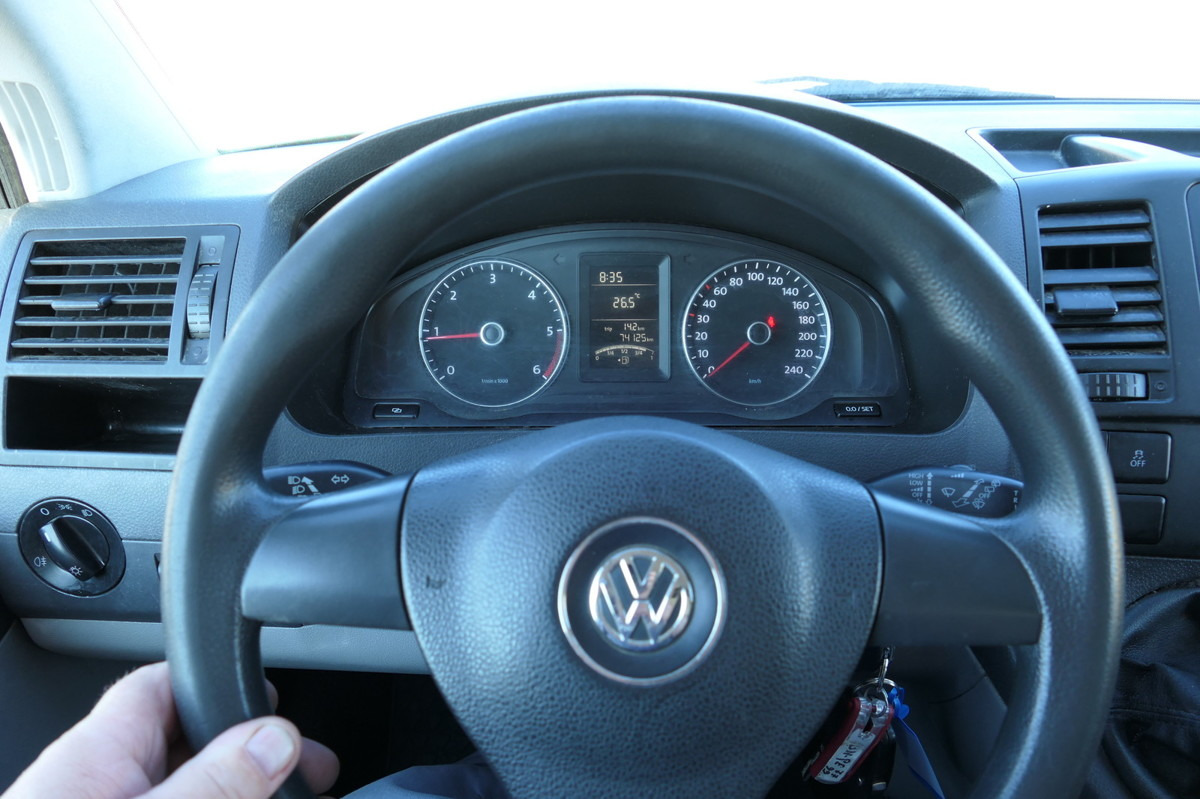 Furgão compacto VW T5 Transporter 2.0 TDI PARKTRONIK EURO-5 2xSCHIE: foto 13