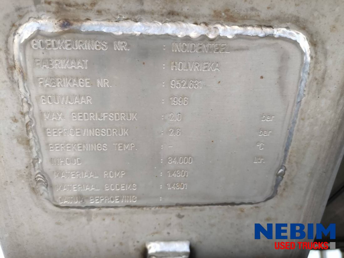 Burg BPO 12 28 Z - 34.000ltr - Semirreboque tanque: foto 5 Burg BPO 12 28 Z - 34.000ltr - Semirreboque tanque: foto 5