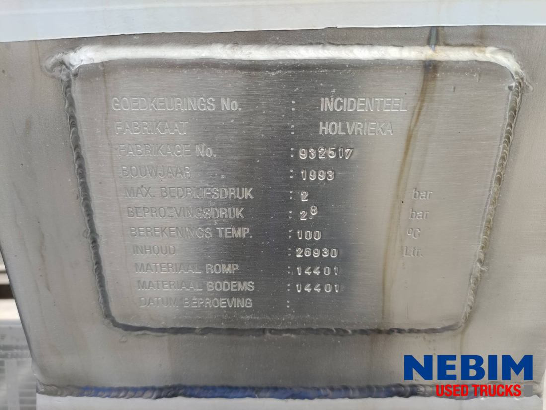 Burg Bpdo 12-27 Z - 26930Ltr - Semirreboque tanque: foto 3 Burg Bpdo 12-27 Z - 26930Ltr - Semirreboque tanque: foto 3