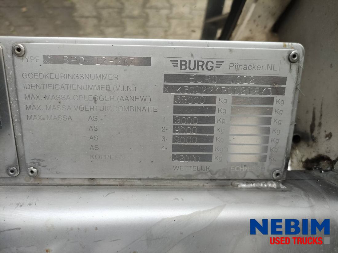 Burg Bpdo 12-27 Z - 26930Ltr - Semirreboque tanque: foto 4 Burg Bpdo 12-27 Z - 26930Ltr - Semirreboque tanque: foto 4