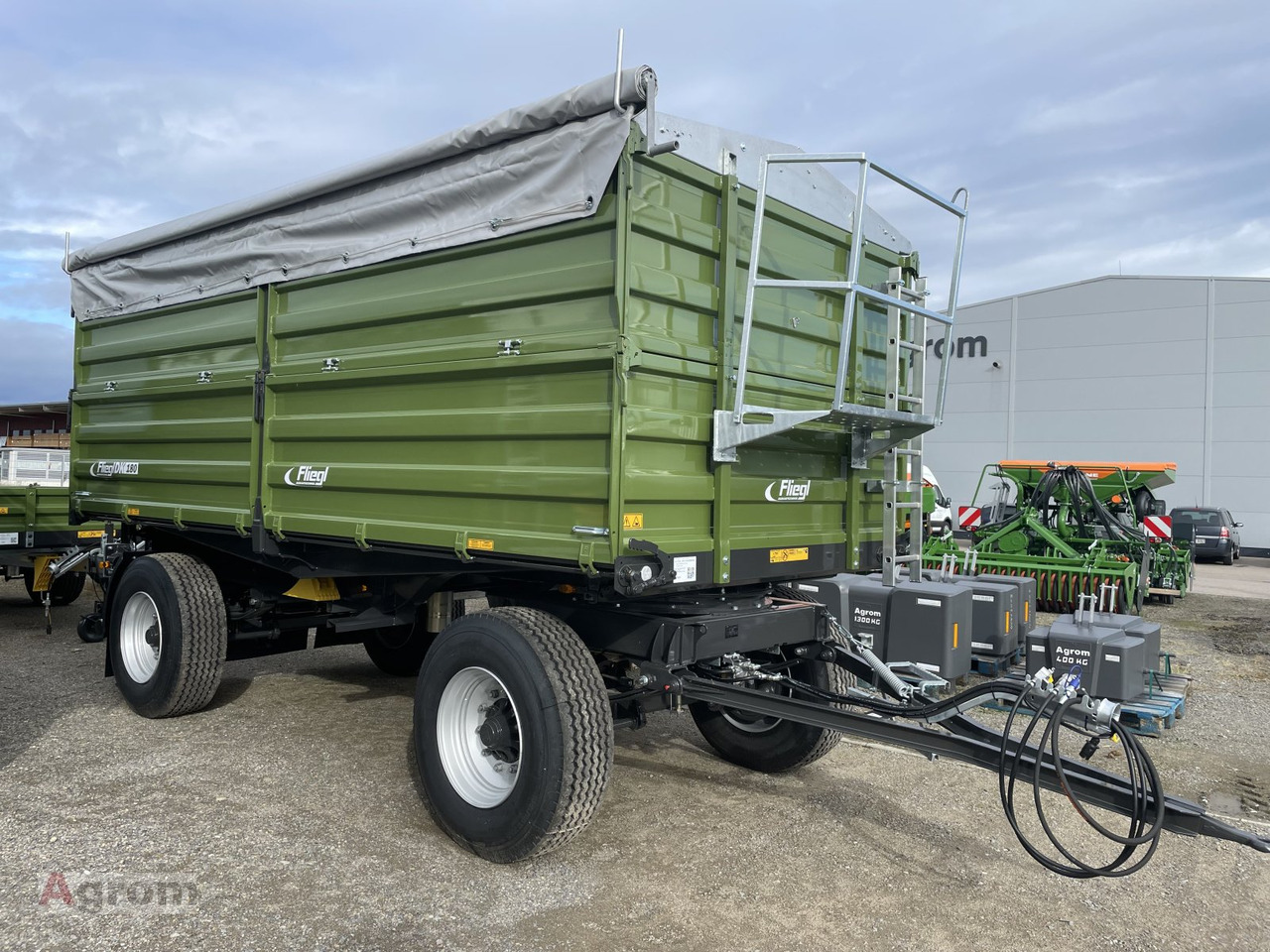 Fliegl DK 180 XL - Reboque basculante agrícola: foto 1 Fliegl DK 180 XL - Reboque basculante agrícola: foto 1