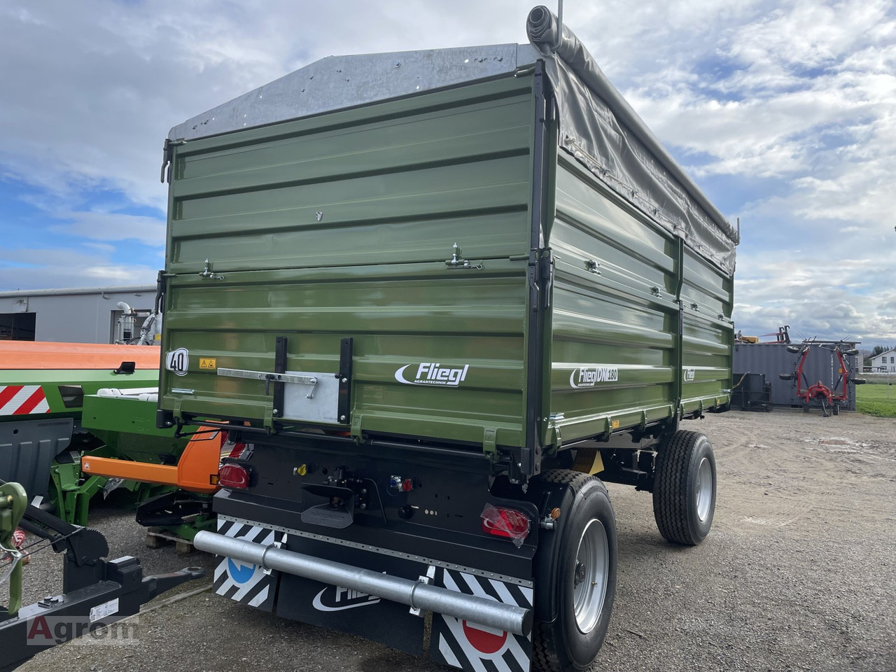 Fliegl DK 180 XL - Reboque basculante agrícola: foto 3 Fliegl DK 180 XL - Reboque basculante agrícola: foto 3