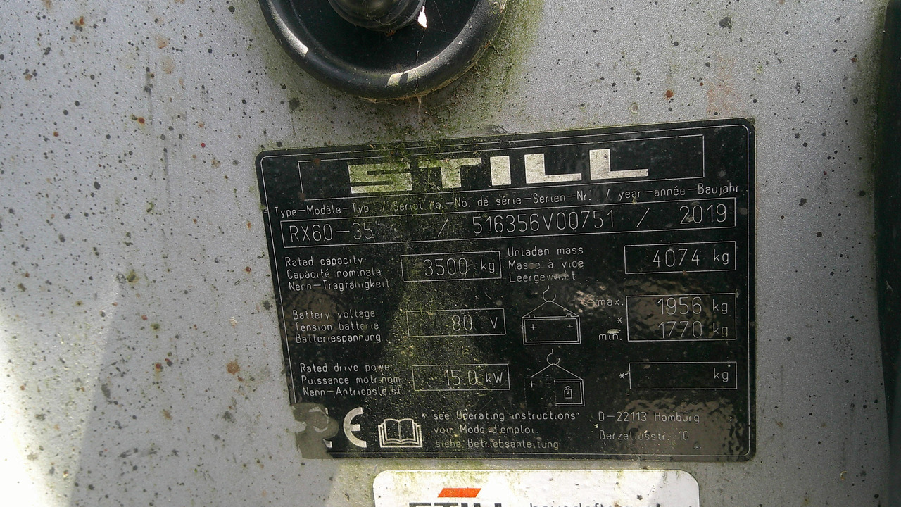 STILL RX60-35 - Empilhadeira elétrica: foto 2 STILL RX60-35 - Empilhadeira elétrica: foto 2