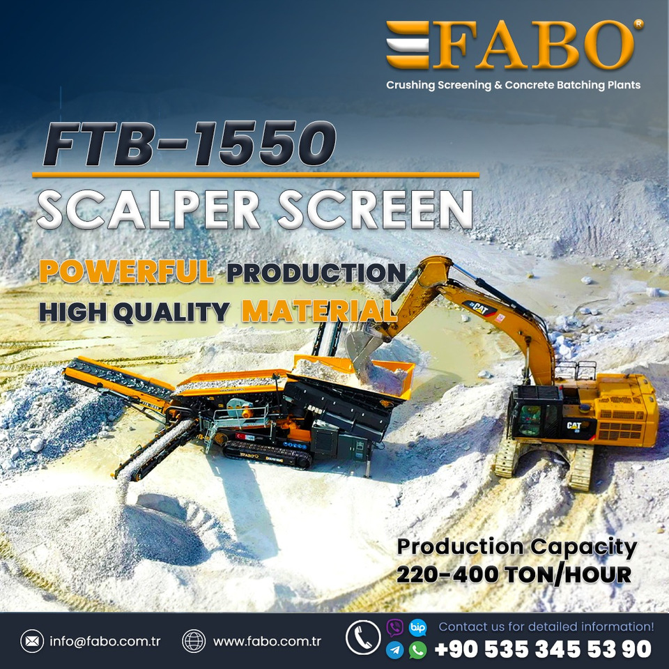 FABO crawler screen - Peneira vibratória: foto 1 FABO crawler screen - Peneira vibratória: foto 1