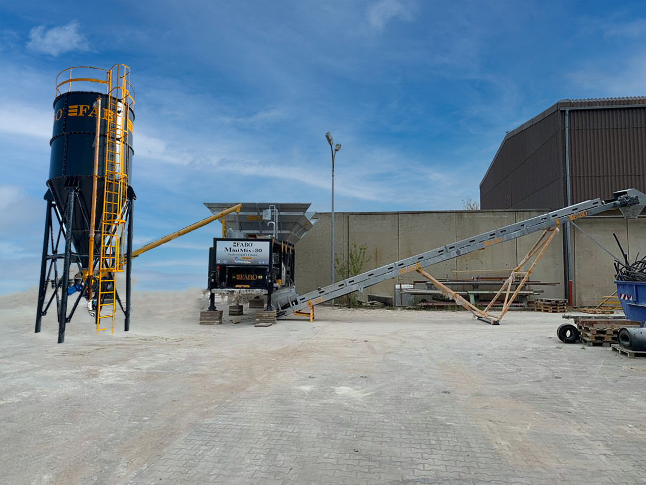 FABO mobile concrete batching plant - Usina de concreto: foto 2 FABO mobile concrete batching plant - Usina de concreto: foto 2
