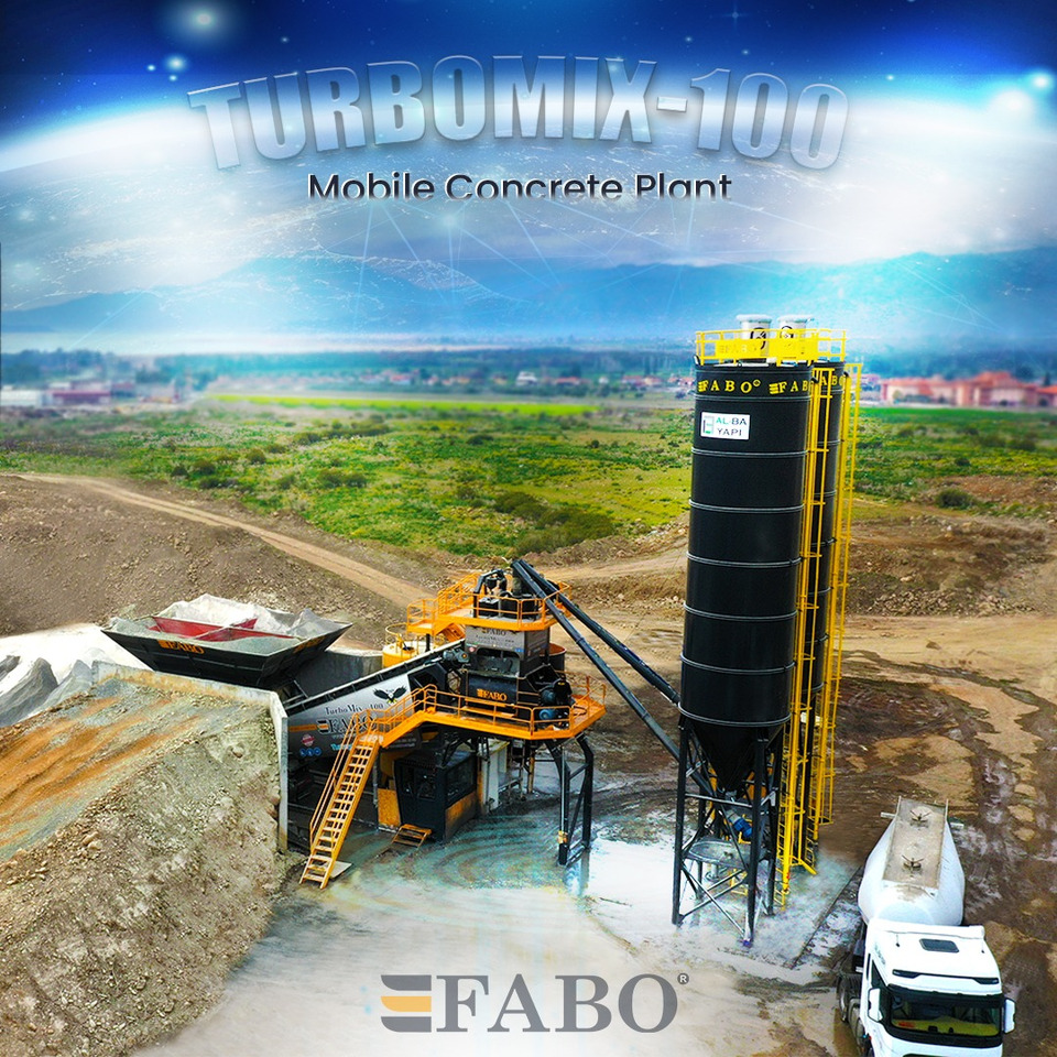 FABO mobile concrete batching plant - Usina de concreto: foto 1 FABO mobile concrete batching plant - Usina de concreto: foto 1