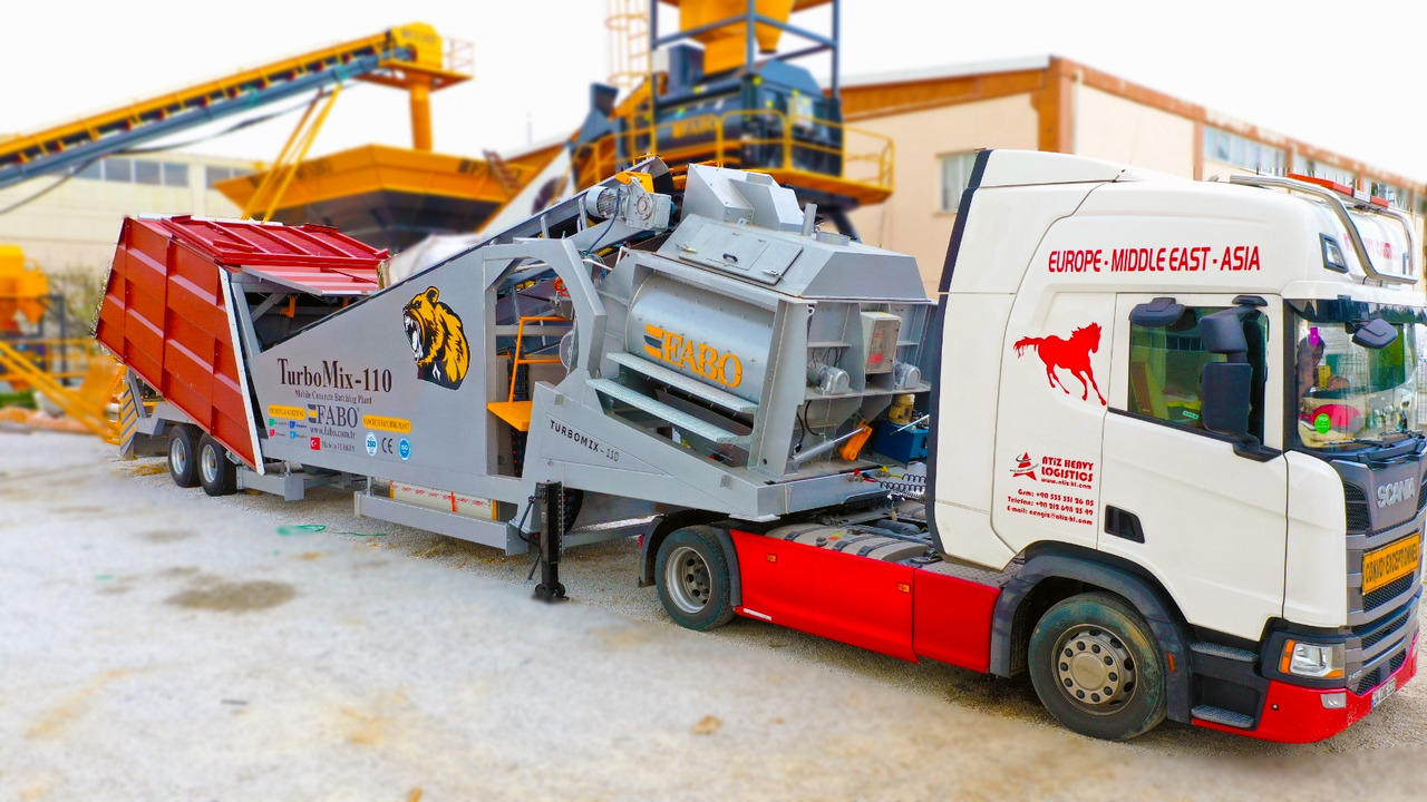 FABO mobile concrete batching plant - Usina de concreto: foto 4 FABO mobile concrete batching plant - Usina de concreto: foto 4
