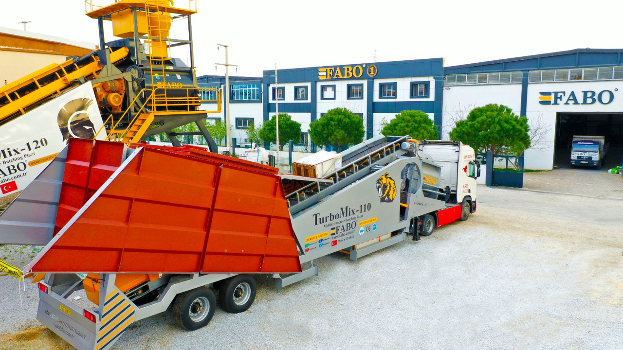 FABO mobile concrete batching plant - Usina de concreto: foto 1 FABO mobile concrete batching plant - Usina de concreto: foto 1