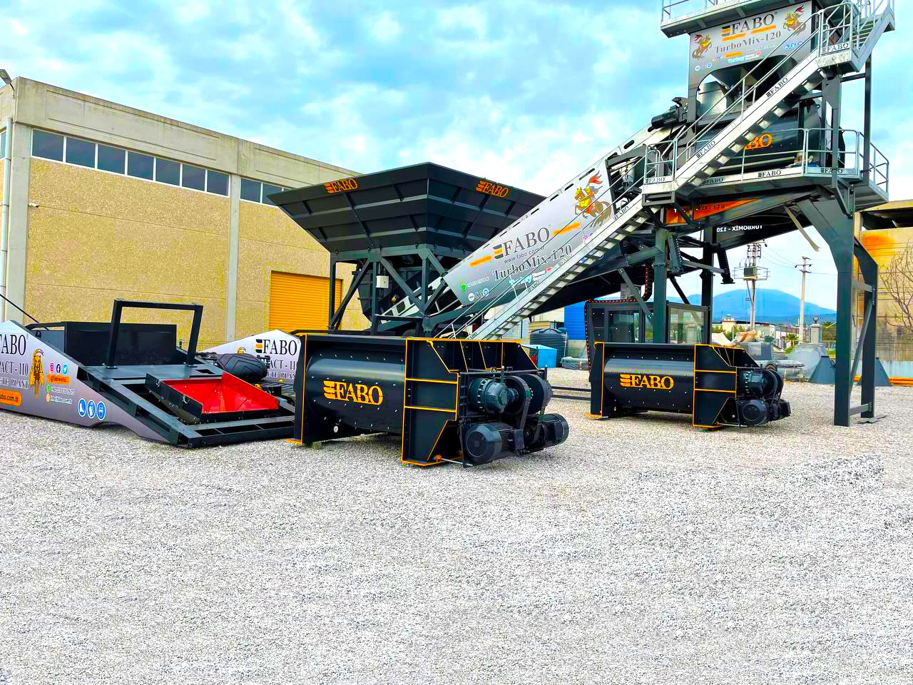 FABO twin shaft mixer - Betoneira: foto 5 FABO twin shaft mixer - Betoneira: foto 5