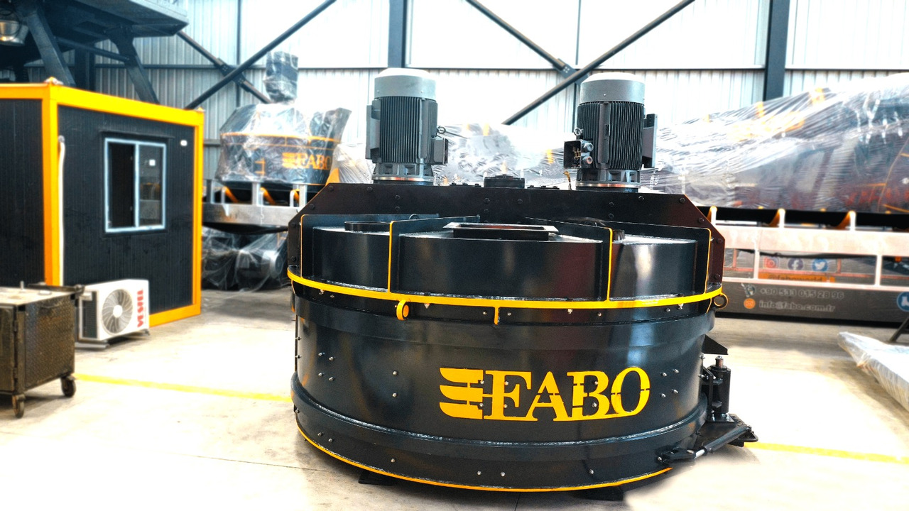 FABO twin shaft mixer - Betoneira: foto 2 FABO twin shaft mixer - Betoneira: foto 2