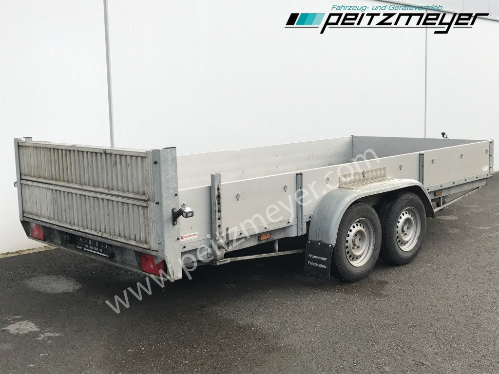KRUKENMEIER Tandemanhänger 3,5 t Tieflader m. Rampen, 100 km/h verzinkt - Reboque porta máquinas: foto 1 KRUKENMEIER Tandemanhänger 3,5 t Tieflader m. Rampen, 100 km/h verzinkt - Reboque porta máquinas: foto 1