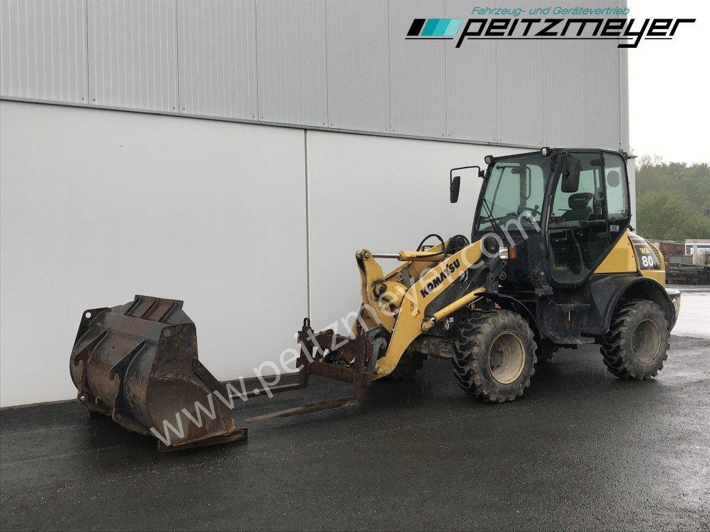 Komatsu RADLADER WA 80-6 Palettengabel und Standardschaufel - Carregadeira de rodas: foto 1 Komatsu RADLADER WA 80-6 Palettengabel und Standardschaufel - Carregadeira de rodas: foto 1