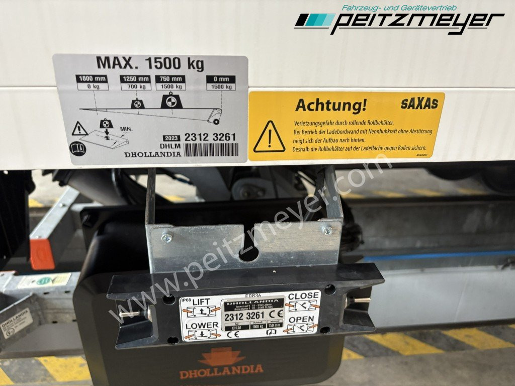 Caminhão furgão MAN TGL 12.250 FL Koffer + LBW: foto 12