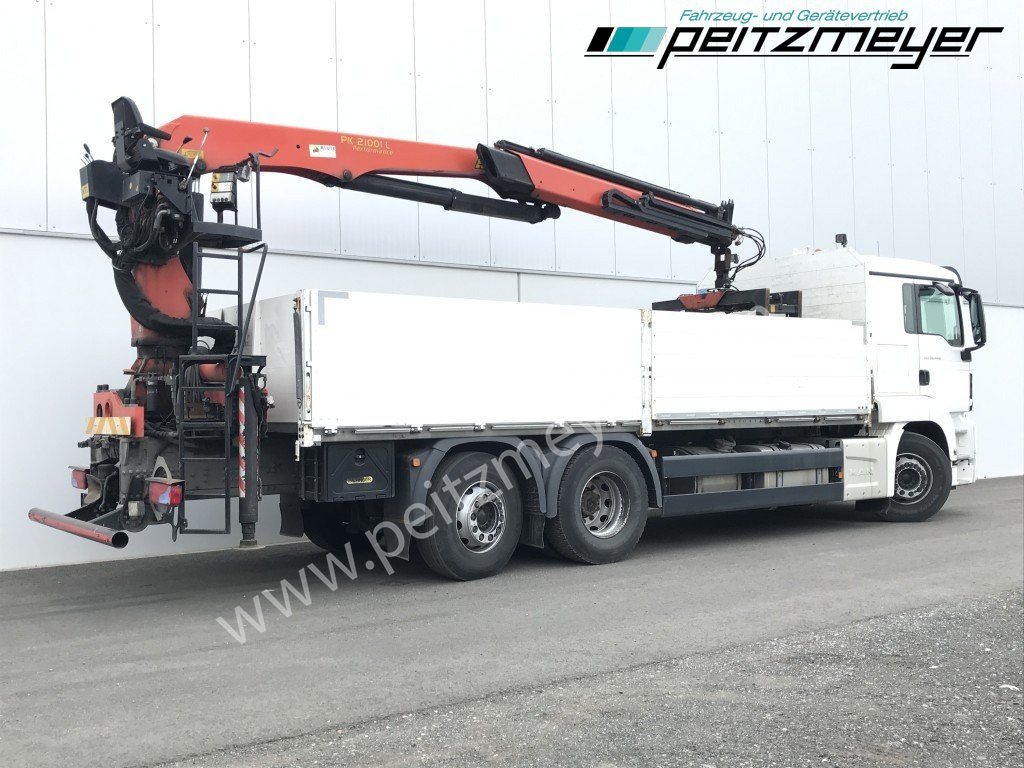 MAN TGS 26.440 FL 6x2 Palfinger PK 21001 L Steinzange, EU 6, Lenkachse - Camião de caixa aberta/ Plataforma, Caminhão grua: foto 4 MAN TGS 26.440 FL 6x2 Palfinger PK 21001 L Steinzange, EU 6, Lenkachse - Camião de caixa aberta/ Plataforma, Caminhão grua: foto 4