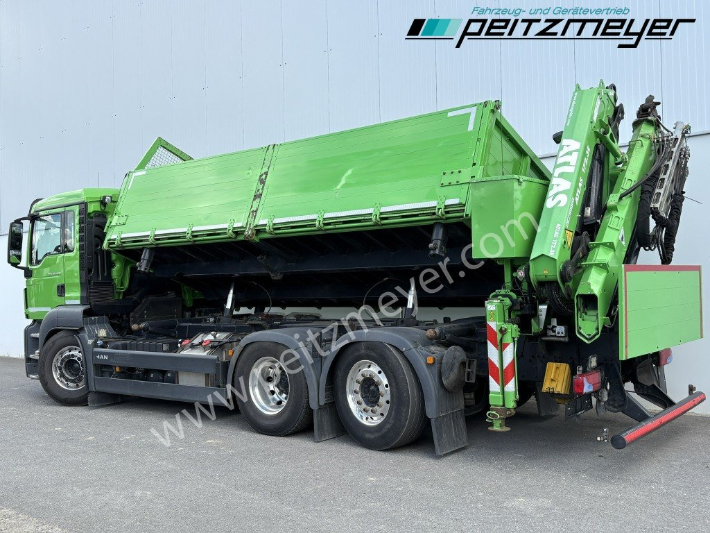 MAN TGS 26.460 FL 6x2 Kipper+Kran+Funk Lenkachse, 2-Seitenkipper, Atlas 172.3 - Caminhão basculante: foto 5 MAN TGS 26.460 FL 6x2 Kipper+Kran+Funk Lenkachse, 2-Seitenkipper, Atlas 172.3 - Caminhão basculante: foto 5