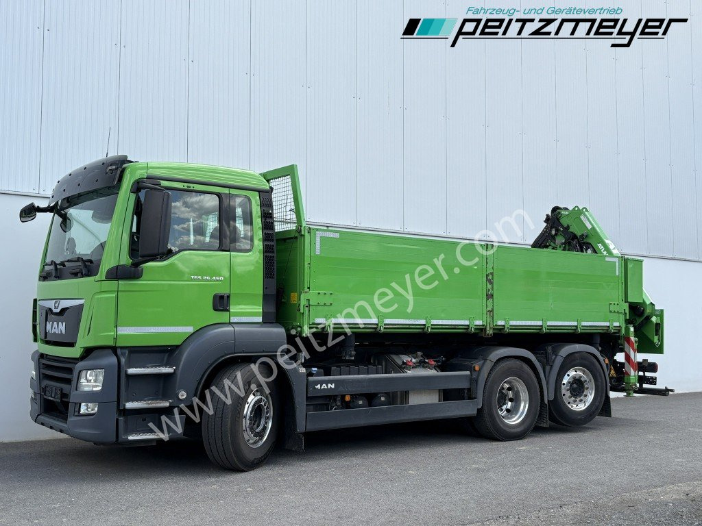 MAN TGS 26.460 FL 6x2 Kipper+Kran+Funk Lenkachse, 2-Seitenkipper, Atlas 172.3 - Caminhão basculante: foto 3 MAN TGS 26.460 FL 6x2 Kipper+Kran+Funk Lenkachse, 2-Seitenkipper, Atlas 172.3 - Caminhão basculante: foto 3