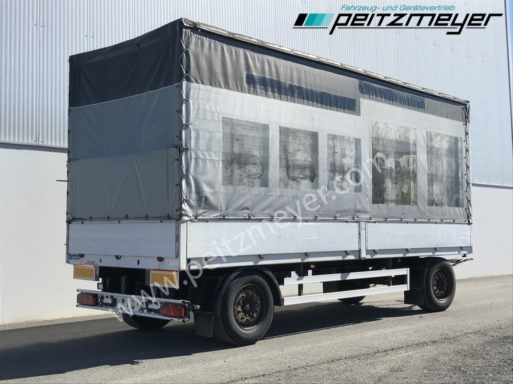 MEERMEIER Anhänger AP 180 Pritschenanh. 18 t. - Reboque de lona: foto 1 MEERMEIER Anhänger AP 180 Pritschenanh. 18 t. - Reboque de lona: foto 1