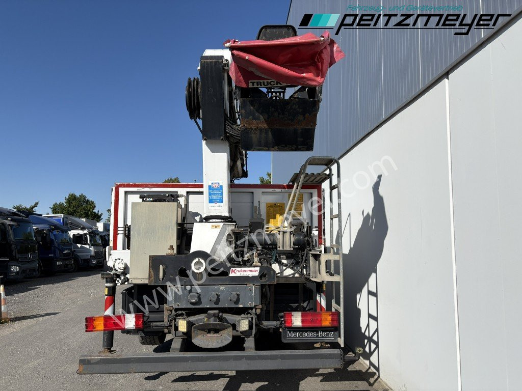 Camião de caixa aberta/ Plataforma, Caminhão grua MERCEDES-BENZ Actros 2536 LL Pritsche HMF Heckkran m. Zange Baustoff: foto 6