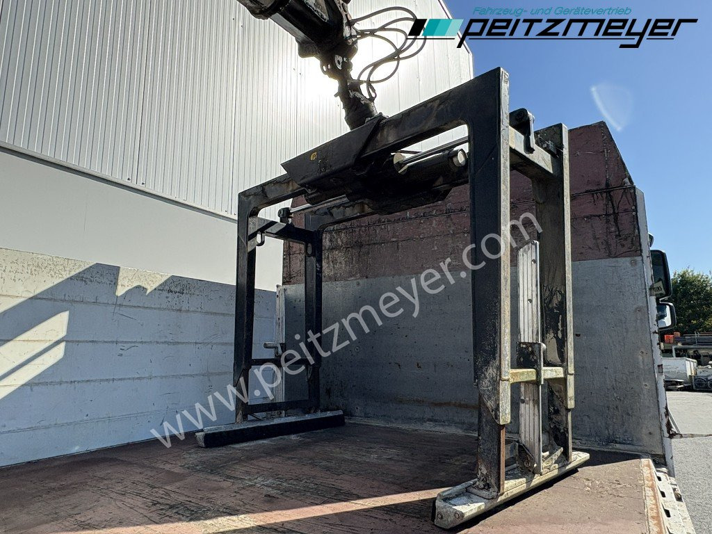 Camião de caixa aberta/ Plataforma, Caminhão grua MERCEDES-BENZ Actros 2536 LL Pritsche HMF Heckkran m. Zange Baustoff: foto 25