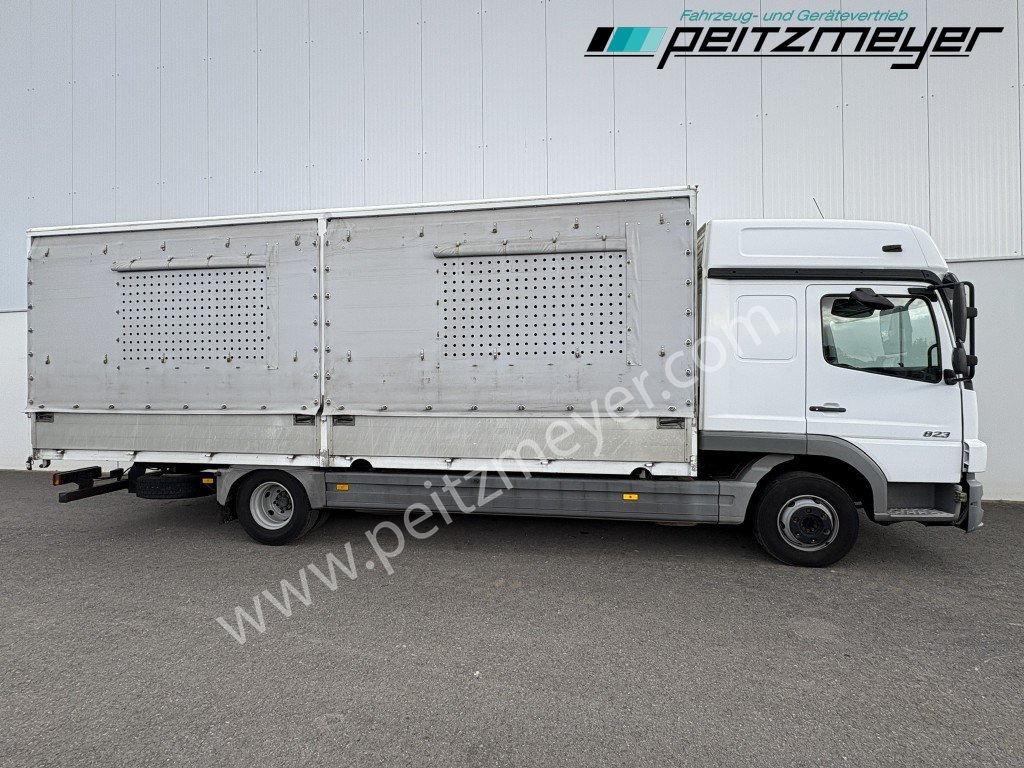 Caminhão furgão MERCEDES-BENZ Atego 823 L Geflügelpritsche L - Fahrerhaus, Klima, 2 x AHK: foto 9