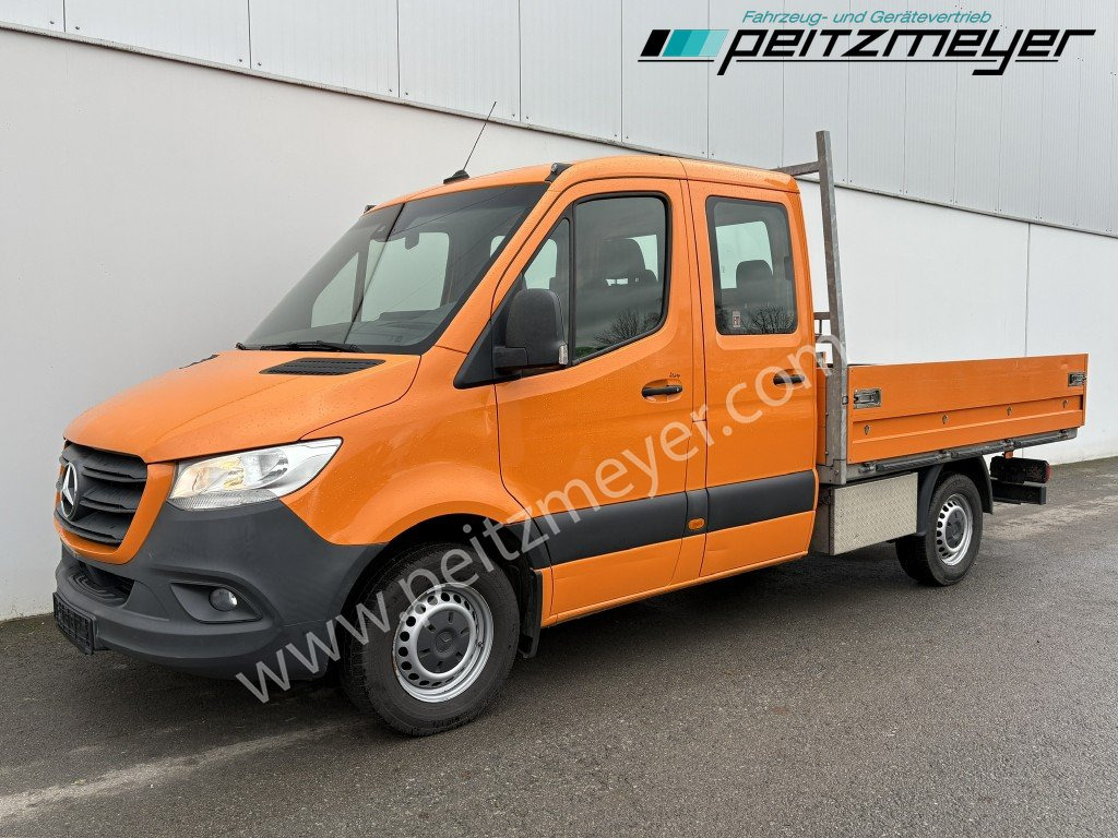 MERCEDES-BENZ Sprinter 314 CDI Doka Pritsche, Klima, Standh., AHK 2,8 t. - Furgão caixa aberta, Carrinha cabine dupla: foto 1 MERCEDES-BENZ Sprinter 314 CDI Doka Pritsche, Klima, Standh., AHK 2,8 t. - Furgão caixa aberta, Carrinha cabine dupla: foto 1