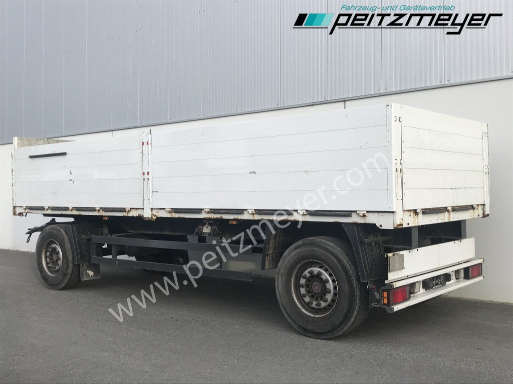 SCHMITZ 2 Achs Pritschenanhänger AFG 18 Baustoff - Reboque plataforma/ Caixa aberta: foto 2 SCHMITZ 2 Achs Pritschenanhänger AFG 18 Baustoff - Reboque plataforma/ Caixa aberta: foto 2