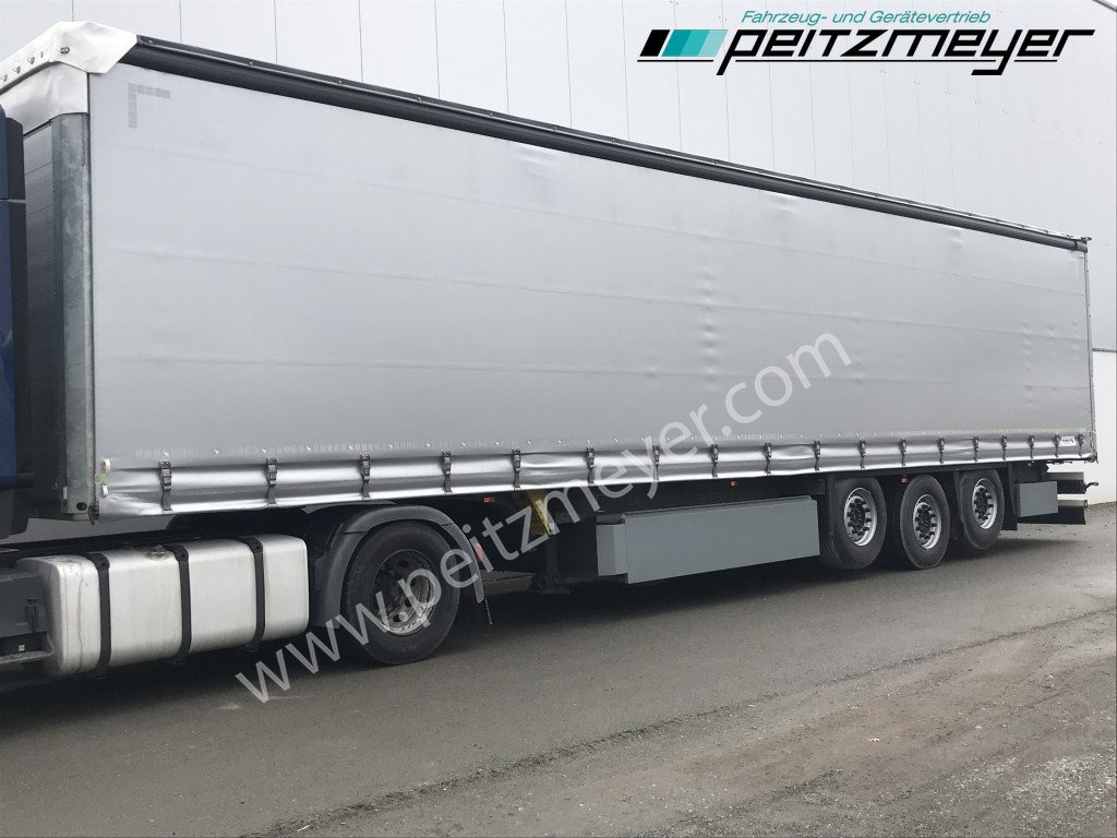 SCHMITZ SCS verzinkt, Edscha, 2 x Liftachse, Palettenk. - Semi-reboque de lona: foto 3 SCHMITZ SCS verzinkt, Edscha, 2 x Liftachse, Palettenk. - Semi-reboque de lona: foto 3