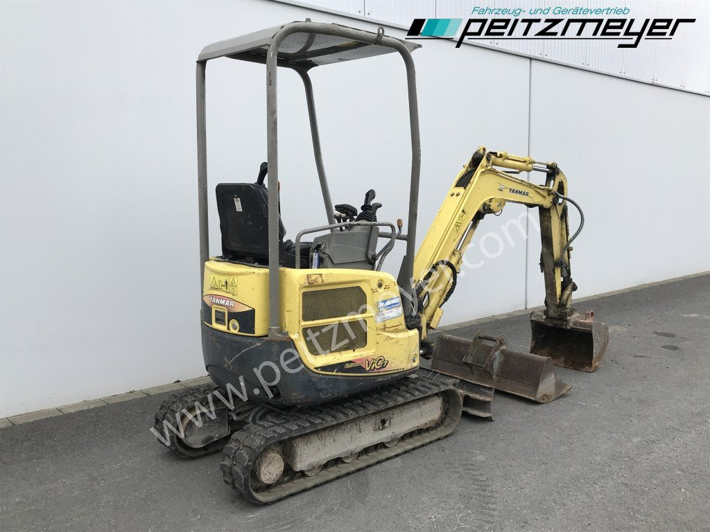 YANMAR MINIBAGGER Vio 17 verstellbares Fahrwerk Schnellwechsler mit 60 er und 100 Löffel - Mini escavadeira: foto 3 YANMAR MINIBAGGER Vio 17 verstellbares Fahrwerk Schnellwechsler mit 60 er und 100 Löffel - Mini escavadeira: foto 3