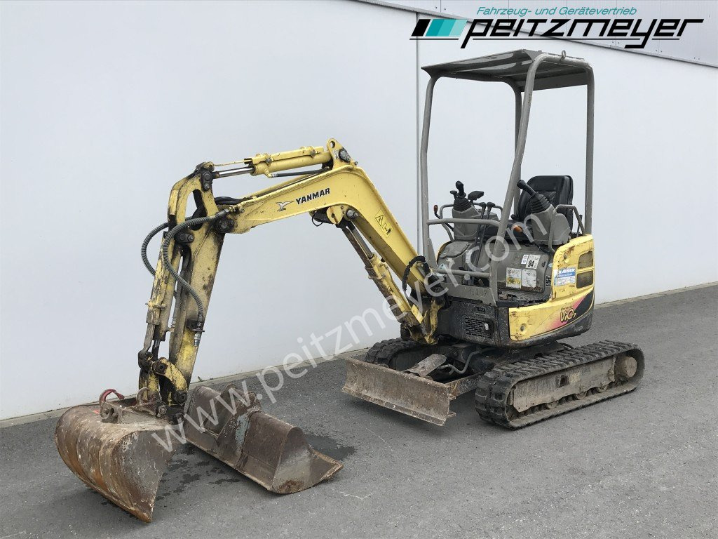 YANMAR MINIBAGGER Vio 17 verstellbares Fahrwerk Schnellwechsler mit 60 er und 100 Löffel - Mini escavadeira: foto 1 YANMAR MINIBAGGER Vio 17 verstellbares Fahrwerk Schnellwechsler mit 60 er und 100 Löffel - Mini escavadeira: foto 1