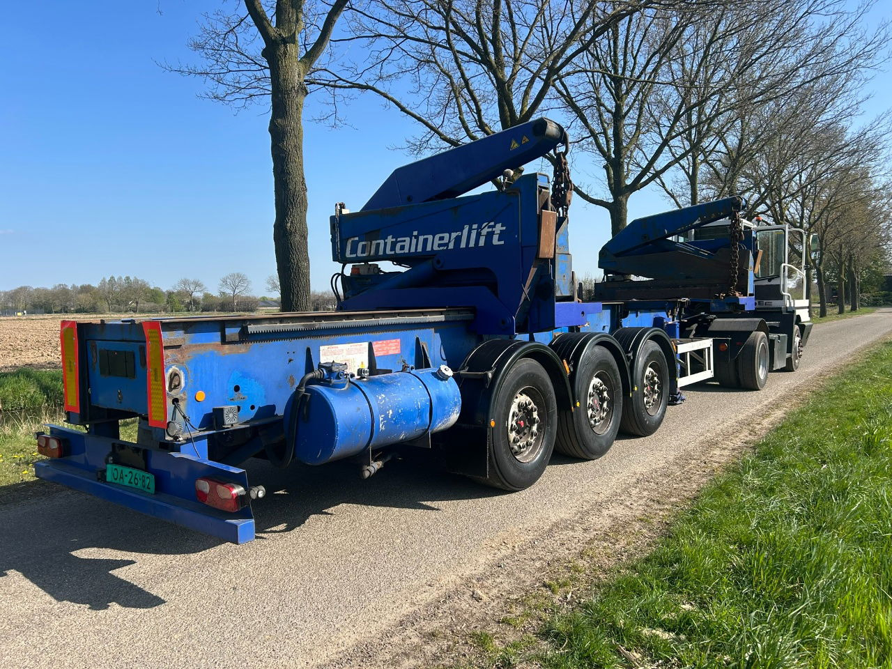 Pacton Steelbro MK6 Side loader / 20 - 40 ft / own diesel power pack / saf disc braks - Semireboque transportador de contêineres/ Caixa móvel: foto 2 Pacton Steelbro MK6 Side loader / 20 - 40 ft / own diesel power pack / saf disc braks - Semireboque transportador de contêineres/ Caixa móvel: foto 2