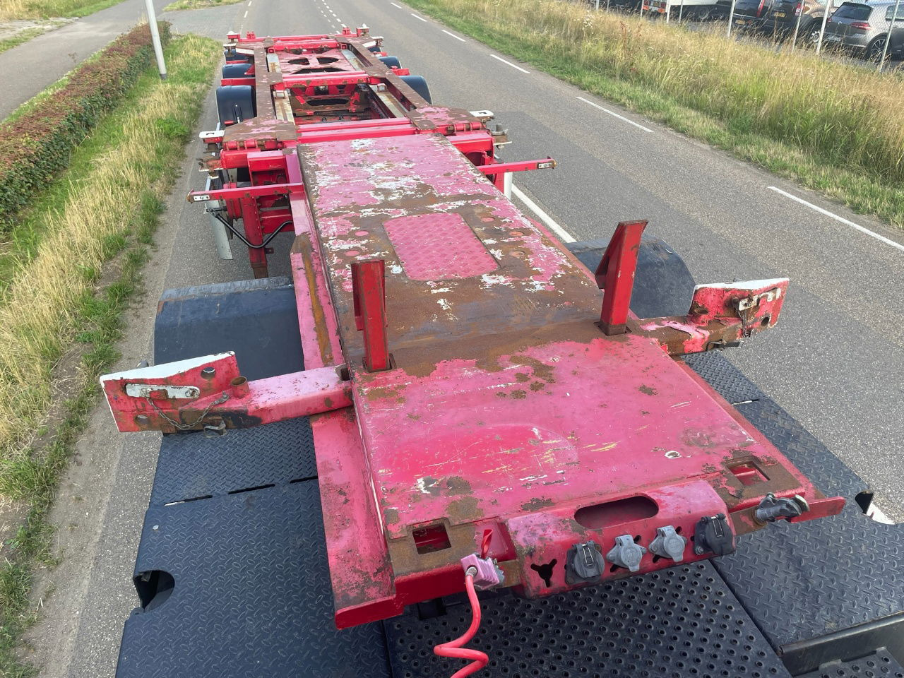 Semireboque transportador de contêineres/ Caixa móvel Renders ROC 16.27 CC X steering / Disc brakes /Lifring axle 20-30-40-45 FT HC: foto 9 Semireboque transportador de contêineres/ Caixa móvel Renders ROC 16.27 CC X steering / Disc brakes /Lifring axle 20-30-40-45 FT HC: foto 9