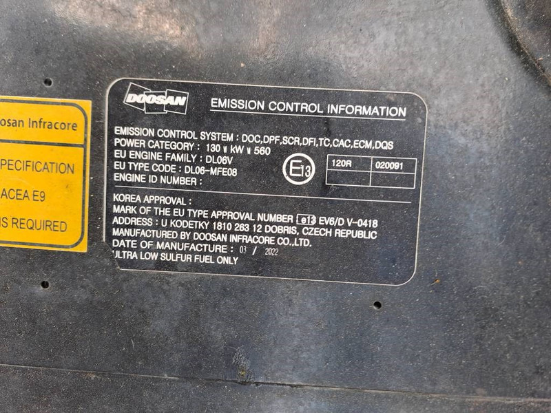 Escavadora de rastos Develon DX 245 DM-7  (20m UHD): foto 19