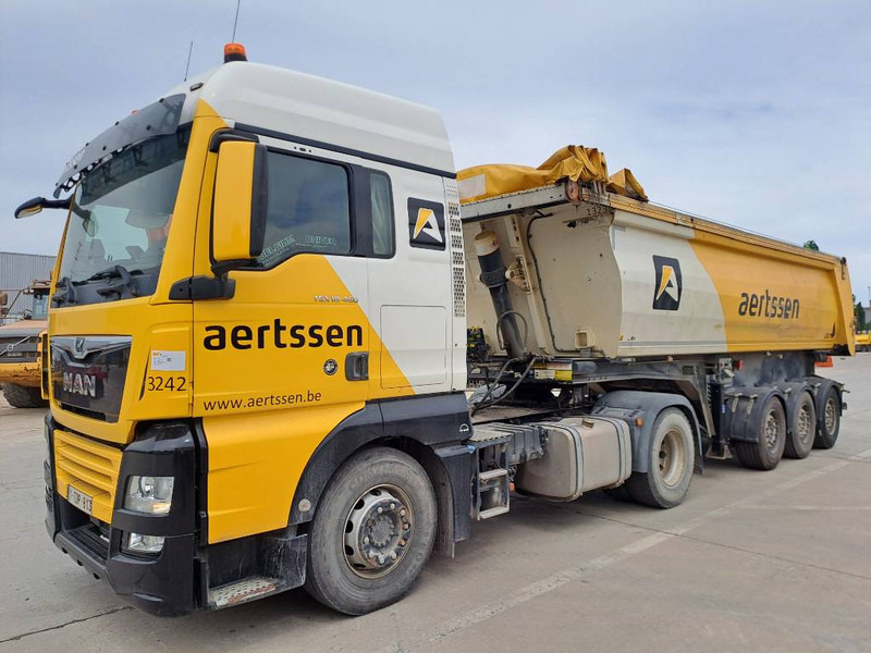 MAN TGX 18.460 + 2013 STAS 3 axle tipper trailer - Tractor: foto 1 MAN TGX 18.460 + 2013 STAS 3 axle tipper trailer - Tractor: foto 1