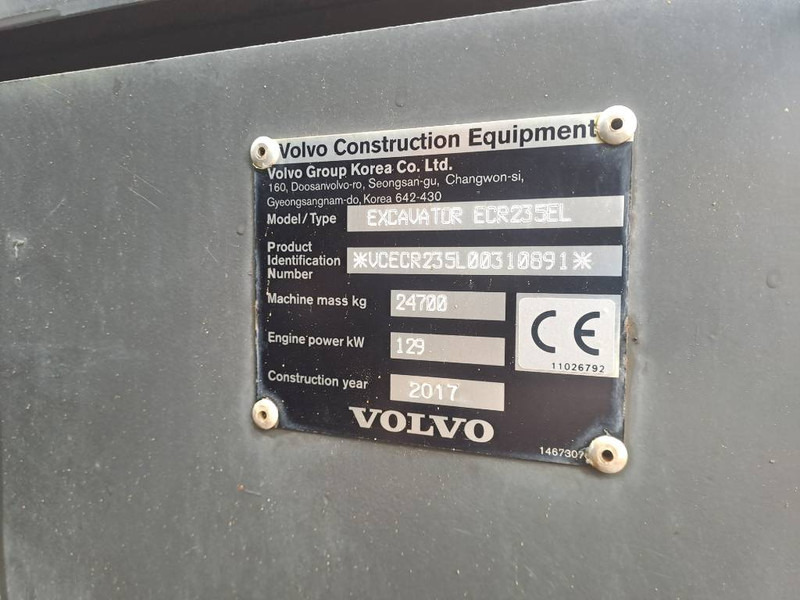 Escavadora de rastos Volvo ECR 235 E: foto 11