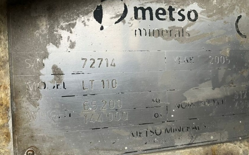 Britador de mandíbula METSO LOKOTRACK LT110: foto 9