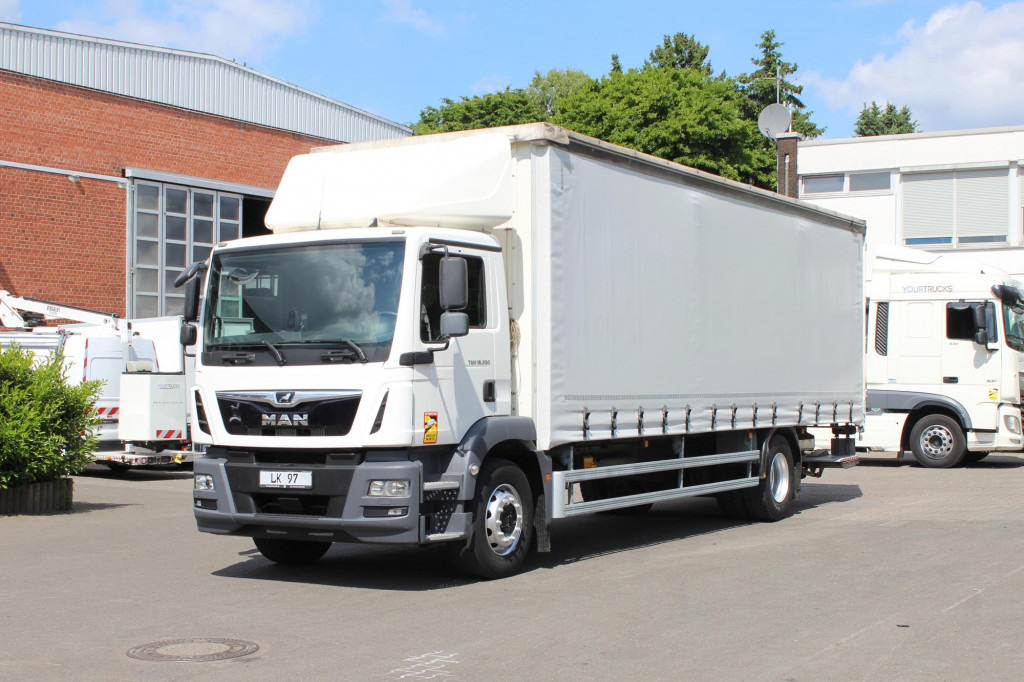 MAN TGM 18.290 EURO 6 Plane Klima LDW Edscha LBW - Caminhão com lona: foto 1 MAN TGM 18.290 EURO 6 Plane Klima LDW Edscha LBW - Caminhão com lona: foto 1