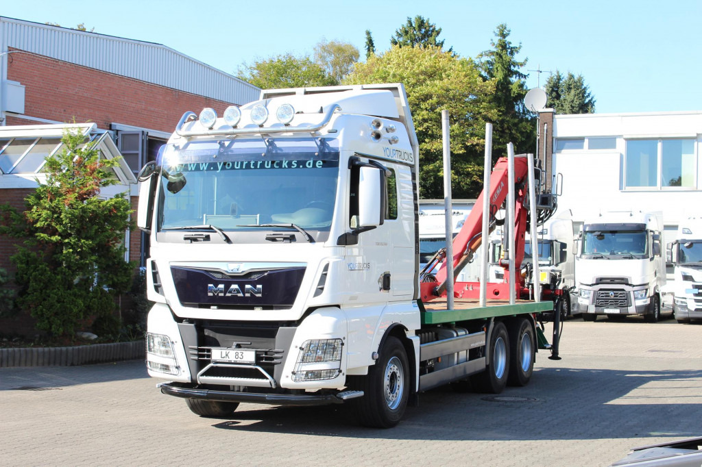 MAN TGX 33.560 D38Motor 6x4 Intarder KESLA-Holzkran - Caminhão florestal, Caminhão grua: foto 1 MAN TGX 33.560 D38Motor 6x4 Intarder KESLA-Holzkran - Caminhão florestal, Caminhão grua: foto 1