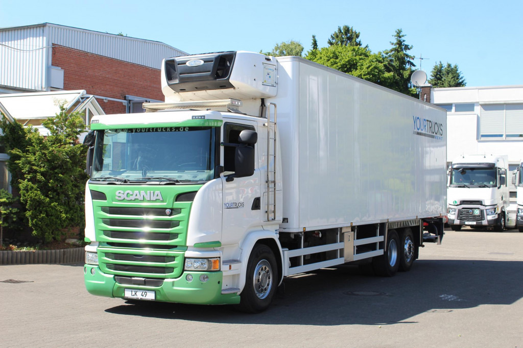 Scania G410 E5 CS 1150-12 MT Strom LBW Lenkachse - Caminhão frigorífico: foto 1 Scania G410 E5 CS 1150-12 MT Strom LBW Lenkachse - Caminhão frigorífico: foto 1
