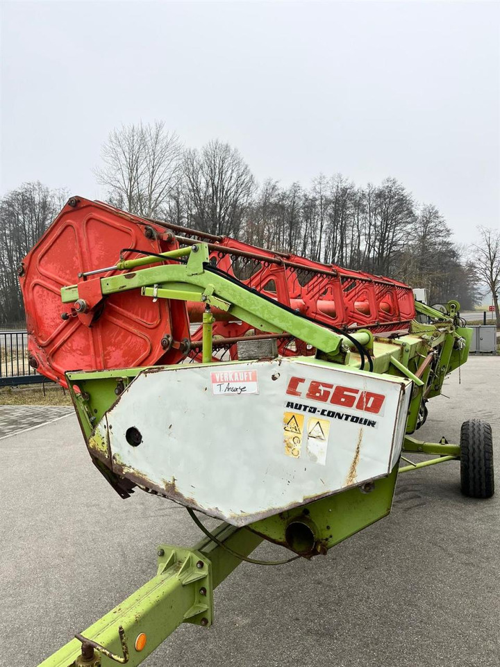 CLAAS Schneidwerk Claas C660 mit Autocontour, Transportwagen - Acessórios para Colhedora de forragem: foto 3 CLAAS Schneidwerk Claas C660 mit Autocontour, Transportwagen - Acessórios para Colhedora de forragem: foto 3