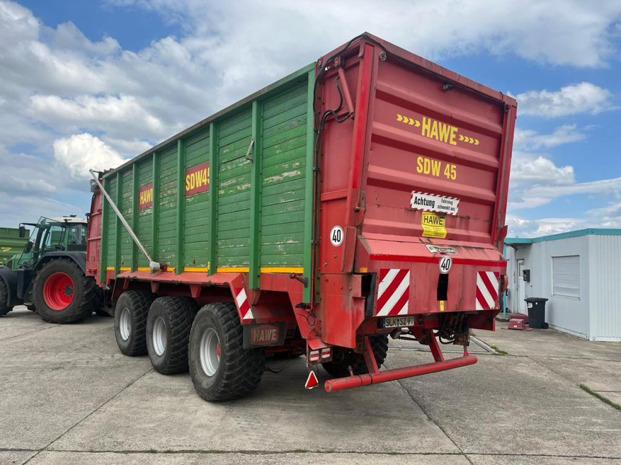 HAWE Tridem SDW 45T mit Heckentleerung - Reboque basculante agrícola: foto 4 HAWE Tridem SDW 45T mit Heckentleerung - Reboque basculante agrícola: foto 4