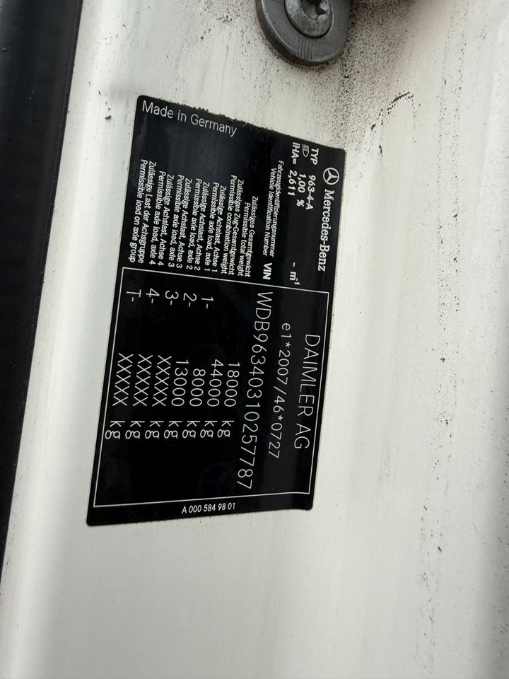 Tractor Mercedes-Benz Actros 1843 Stream Space,  Hydraulik, Retarder: foto 7