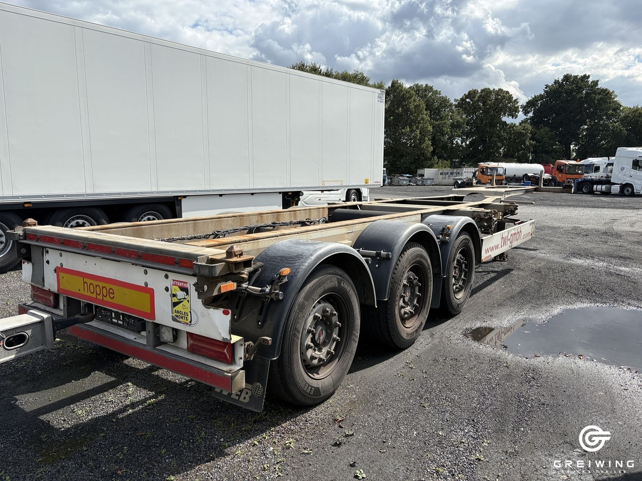 Web-Trailer LPRS 24 20/30/40/45 - Semireboque transportador de contêineres/ Caixa móvel: foto 3 Web-Trailer LPRS 24 20/30/40/45 - Semireboque transportador de contêineres/ Caixa móvel: foto 3