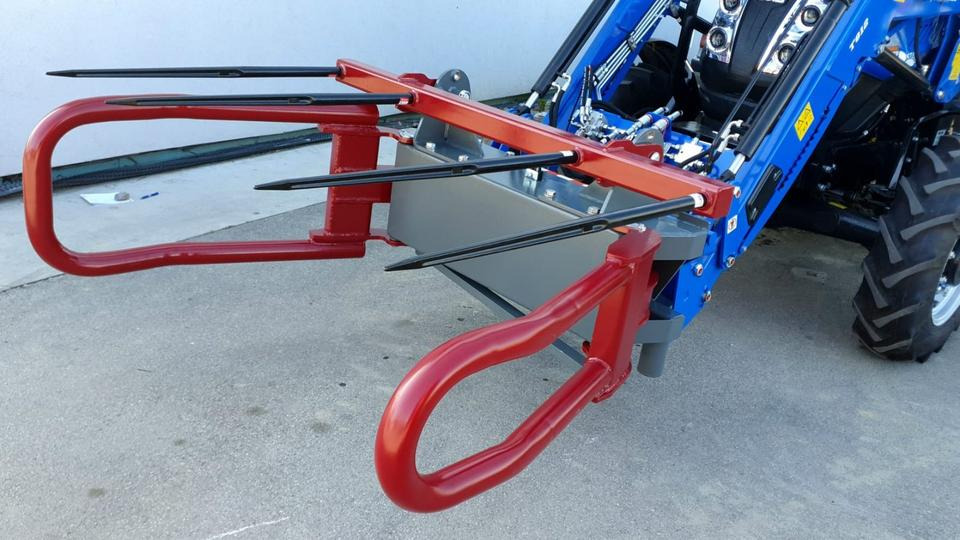 Ballenzange mit Zinken Rundbellenzange Silozange Frontlader Euro - Grampo: foto 1 Ballenzange mit Zinken Rundbellenzange Silozange Frontlader Euro - Grampo: foto 1