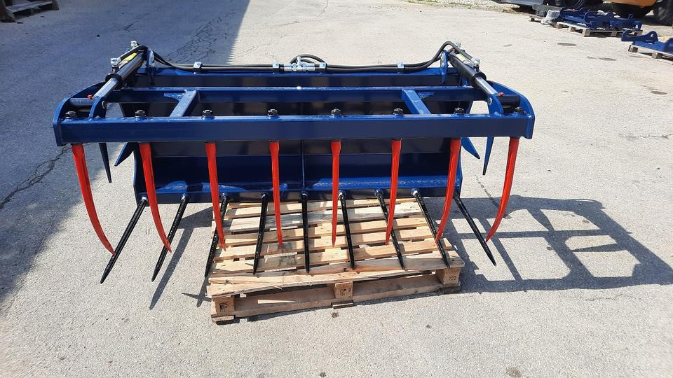 Krokodilgebiss Greifschaufel Frontlader Weidemann Hoflader Euro - Equipamento para silagem: foto 2 Krokodilgebiss Greifschaufel Frontlader Weidemann Hoflader Euro - Equipamento para silagem: foto 2