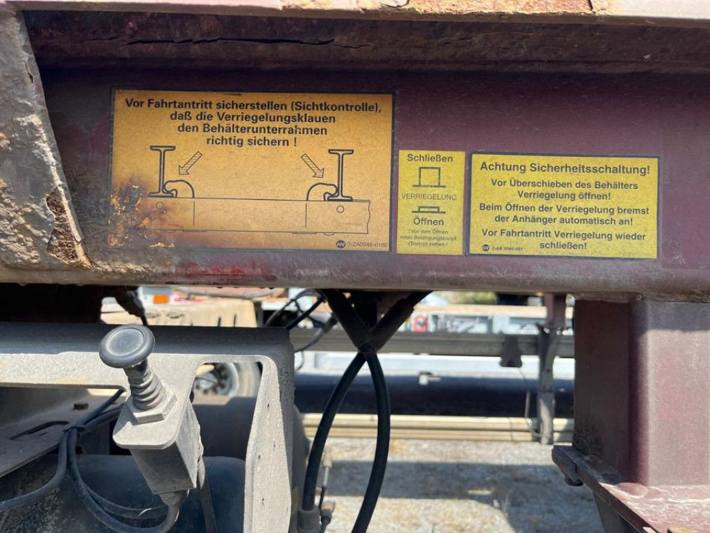 Reboque ampliroll/ Multibenne Hüffermann 2-achs Abrollanhänger HAR 18.70 Containeranhänge: foto 8